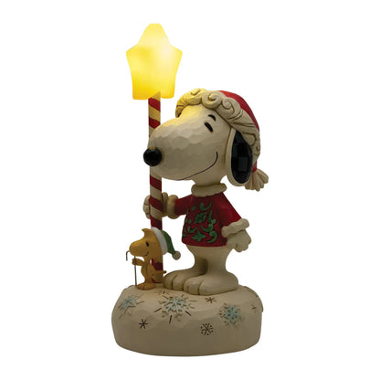 Star Light; Star Bright (Snoopy with Light Up Star Staff) Figurine Peanuts By Jim Shore 6018684