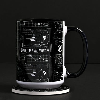Star Trek Tech Black & White 15oz Mug