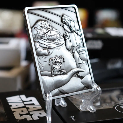 Star Wars Jabba The Hut Limited Edition Collectable Metal Ingot By Fanattik