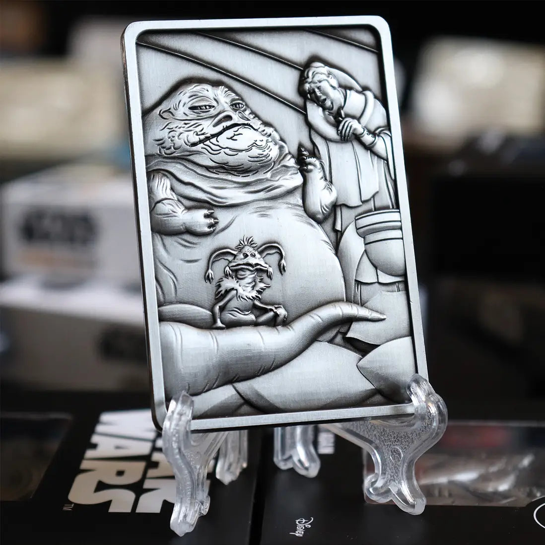 Star Wars Jabba The Hut Limited Edition Collectable Metal Ingot By Fanattik