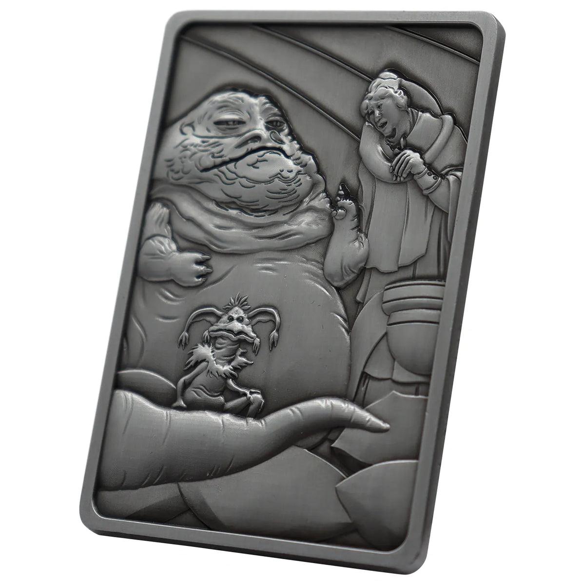 Star Wars Jabba The Hut Limited Edition Collectable Metal Ingot By Fanattik