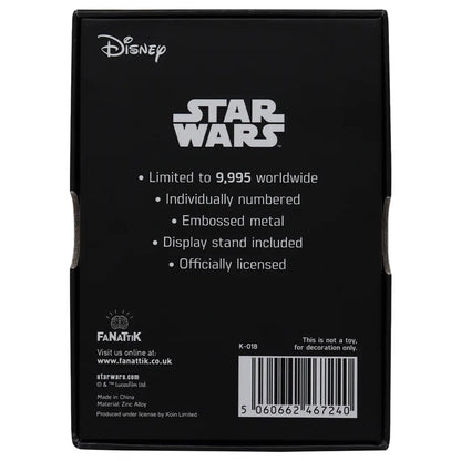 Star Wars My Only Hope Limited Edition Collectable Metal Ingot by Fanattik