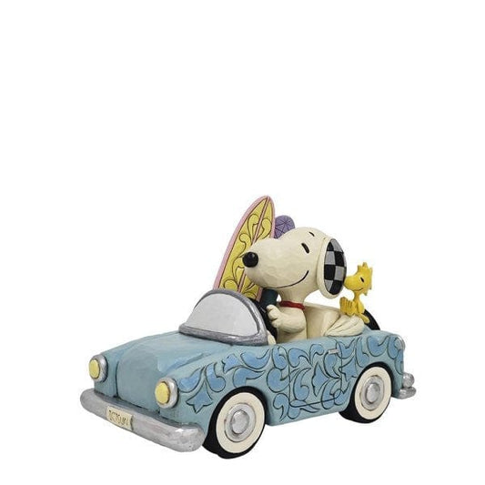 Sunny Drives and Surfing Waves (Snoopy Surfboard Car) Peanuts Figurine By Jim Shore 6016272