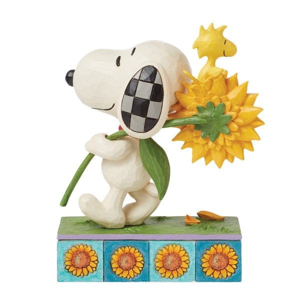 Sunsational Friendship (Snoopy Sunflower) Peanuts Figurine By Jim Shore 6016281