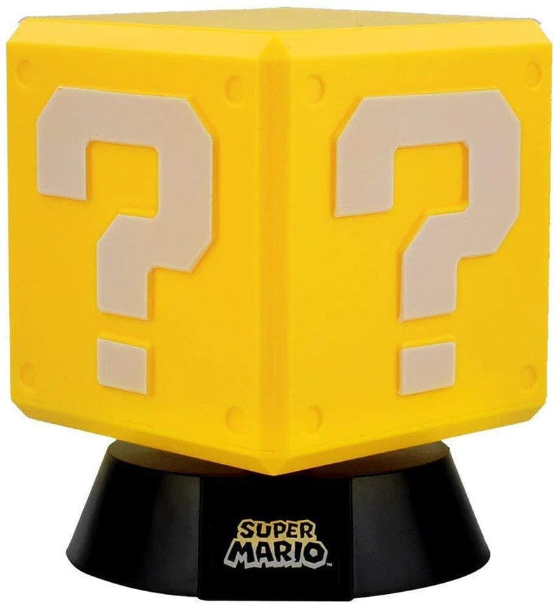 Mario Inactive Question Block Super Mario Bros. Question Block 3D Light By Paladone – 24-7 Games ...