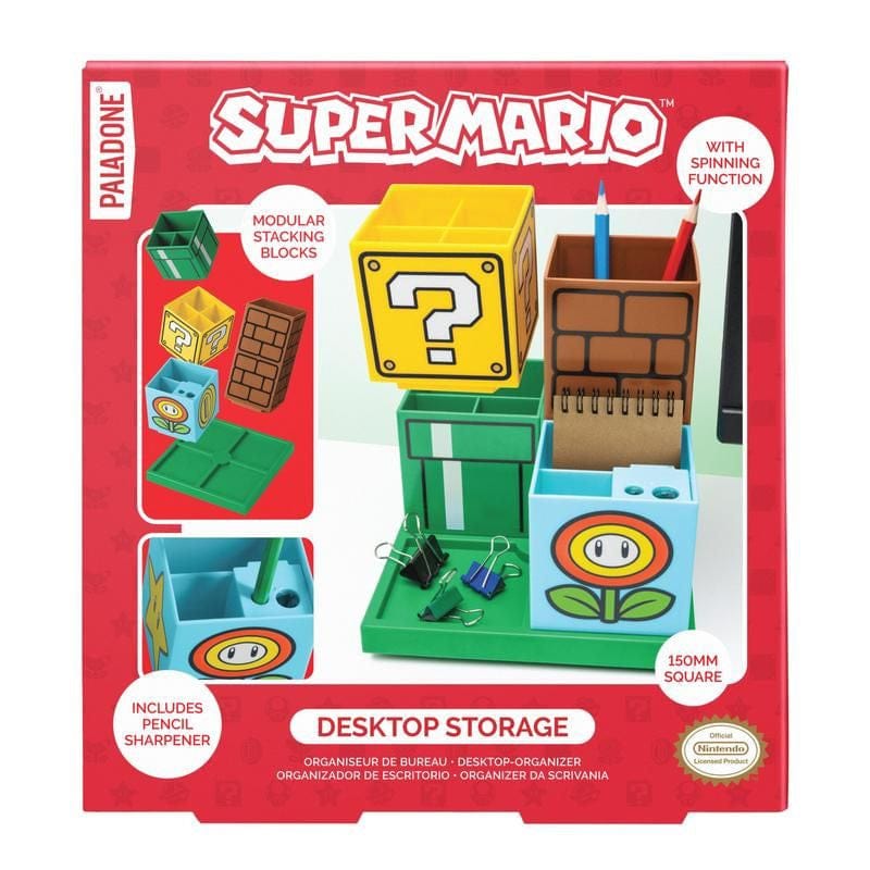 Super Mario Desktop Organiser By Paladone