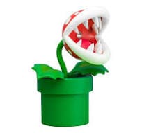Super Mario Mini Piranha Plant Posable Lamp By Paladone