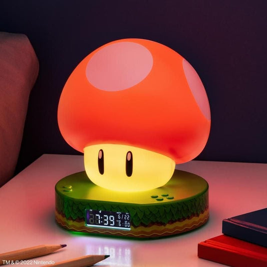Super Mushroom (Super Mario) Alarm Clock By Paladone