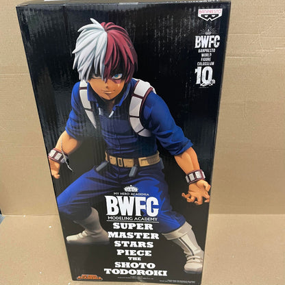 DAMAGED BOX - My Hero Academia Banpresto World Figure Colosseum Modeling Academy Super Masters Star Piece Two Dimensions The Shoto Todoroki