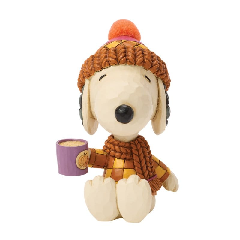 Taste of Fall (Snoopy with Mug)  Figurine Peanuts by Jim Shore 6018513