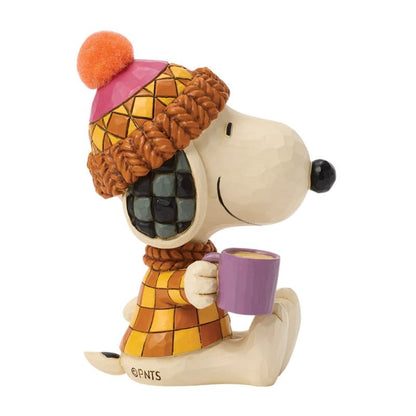 Taste of Fall (Snoopy with Mug)  Figurine Peanuts by Jim Shore 6018513