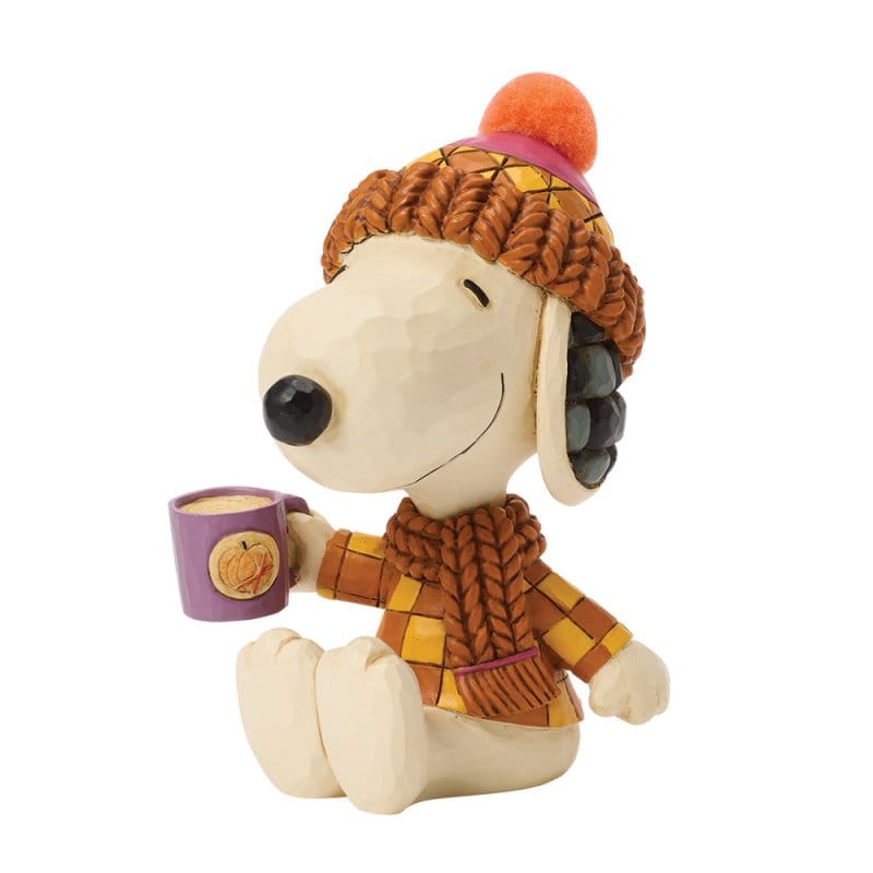 Taste of Fall (Snoopy with Mug)  Figurine Peanuts by Jim Shore 6018513
