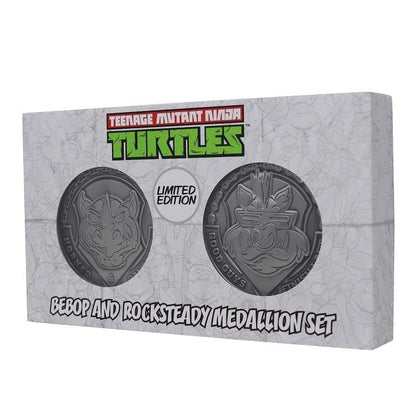 Teenage Mutant Ninja Turtles Bad Guys Bebop & Rocksteady Medallion Set