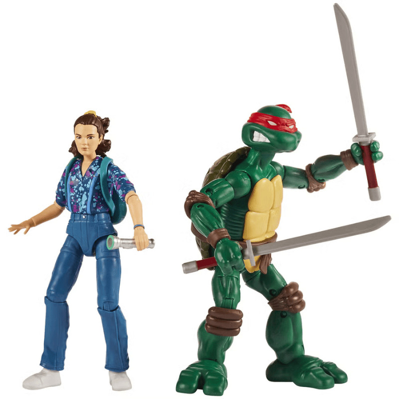 Teenage Mutant Ninja Turtles X Stranger Things Leonardo VS Eleven