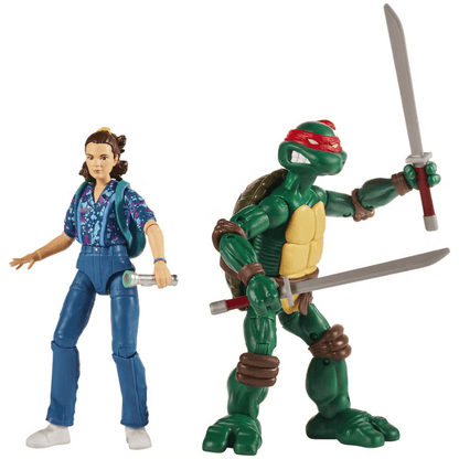 Teenage Mutant Ninja Turtles X Stranger Things Leonardo VS Eleven