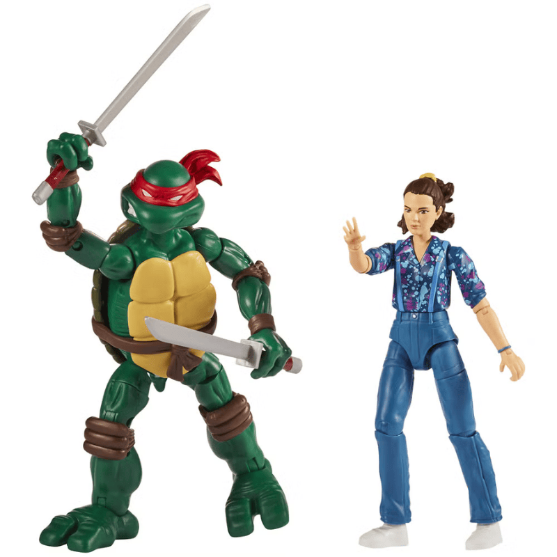 Teenage Mutant Ninja Turtles X Stranger Things Leonardo VS Eleven