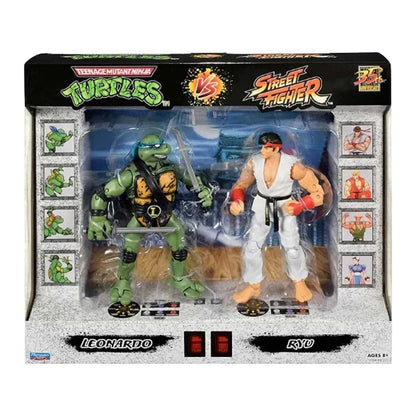 Teenage Mutant Ninja Turtles X Street Fighter Leonardo VS Ryu