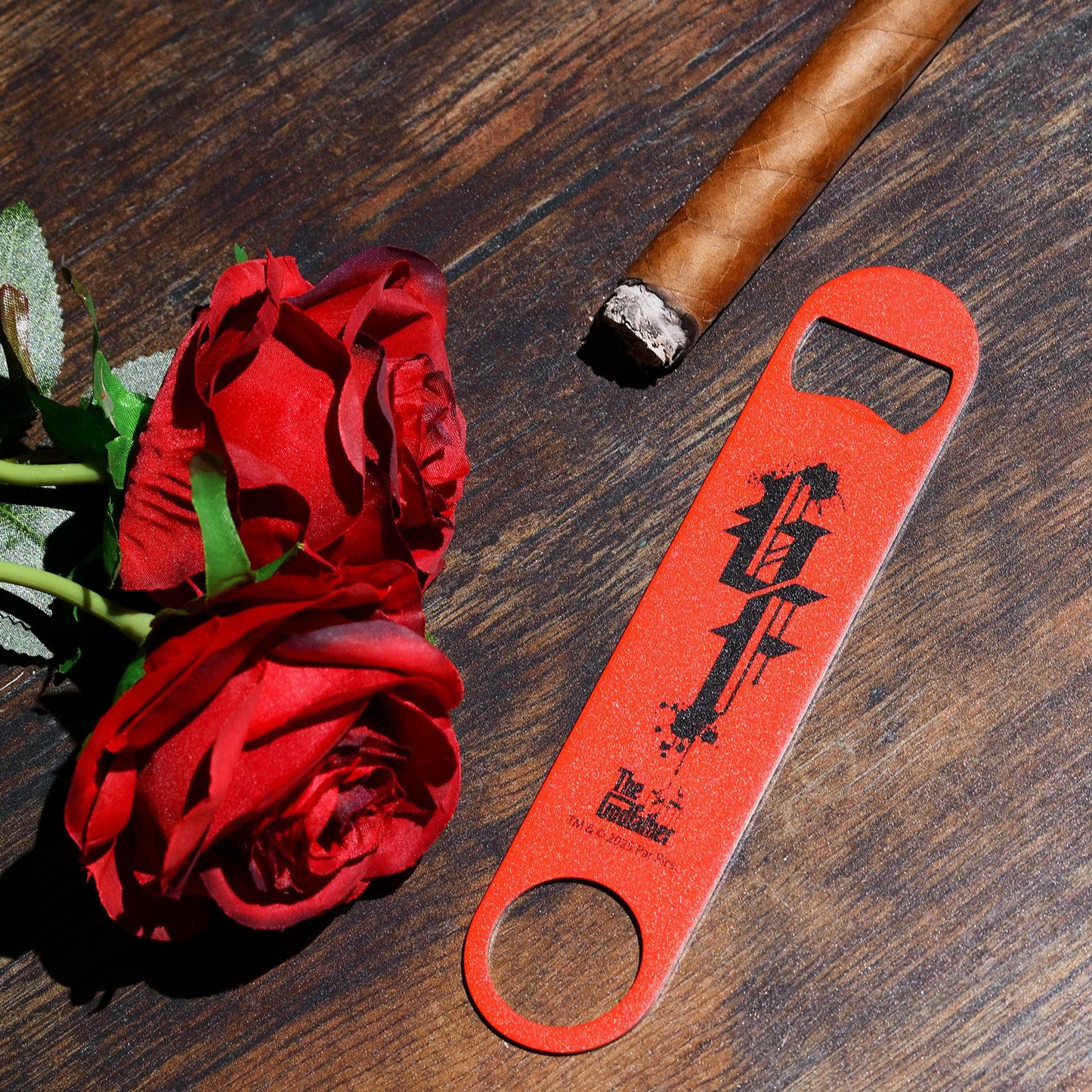 The Godfather Logo Red Bottle Opener