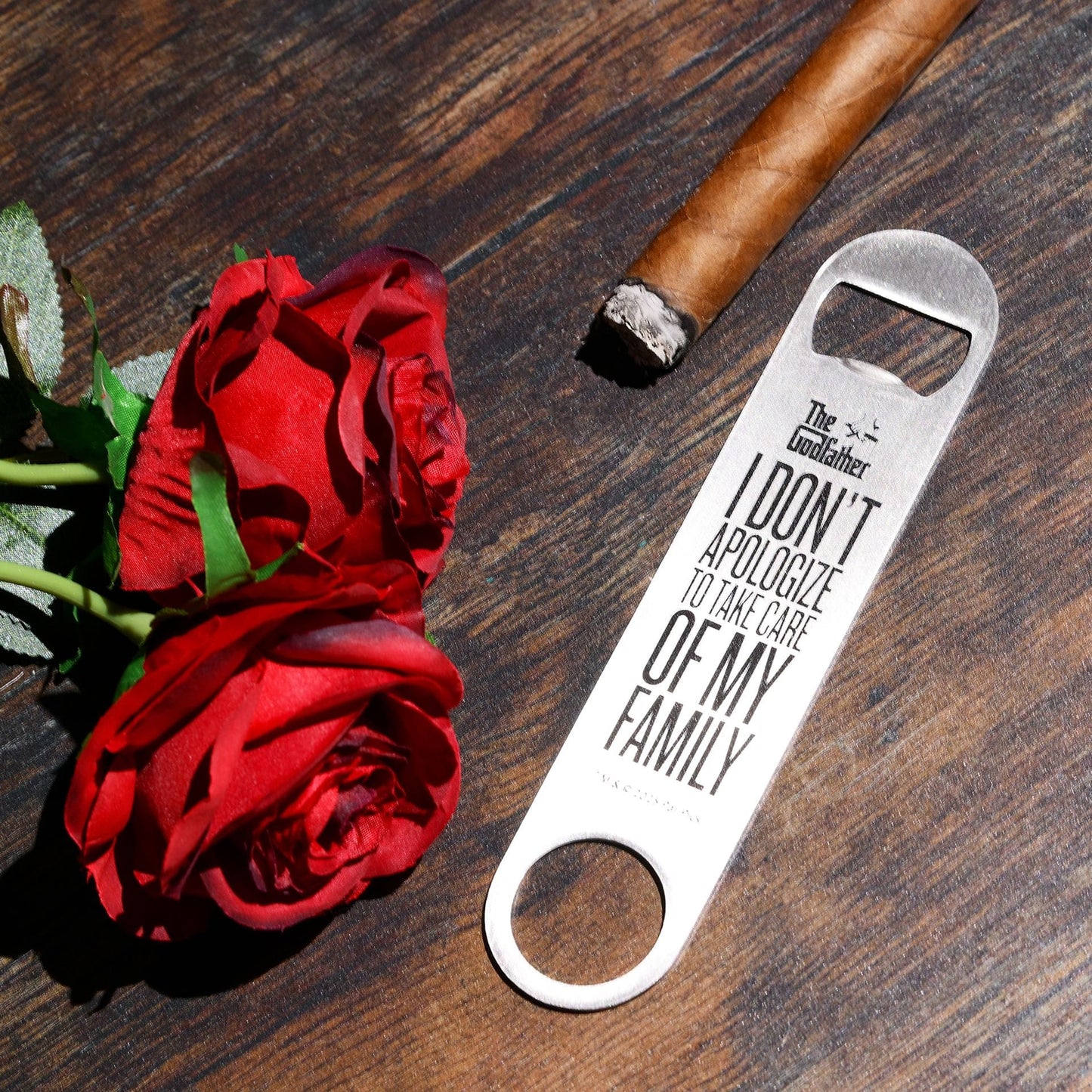 The Godfather Stainless Steel Bottle Opener