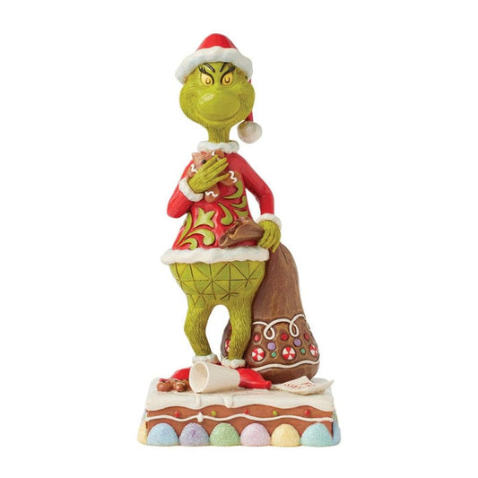 The Grinch Eating Cookies Figurine By Jim Shore 6017058