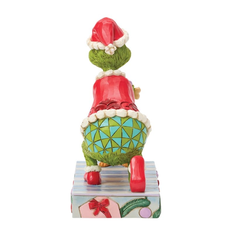 The Grinch Giving Max a Bone Figurine By Jim Shore 6018964