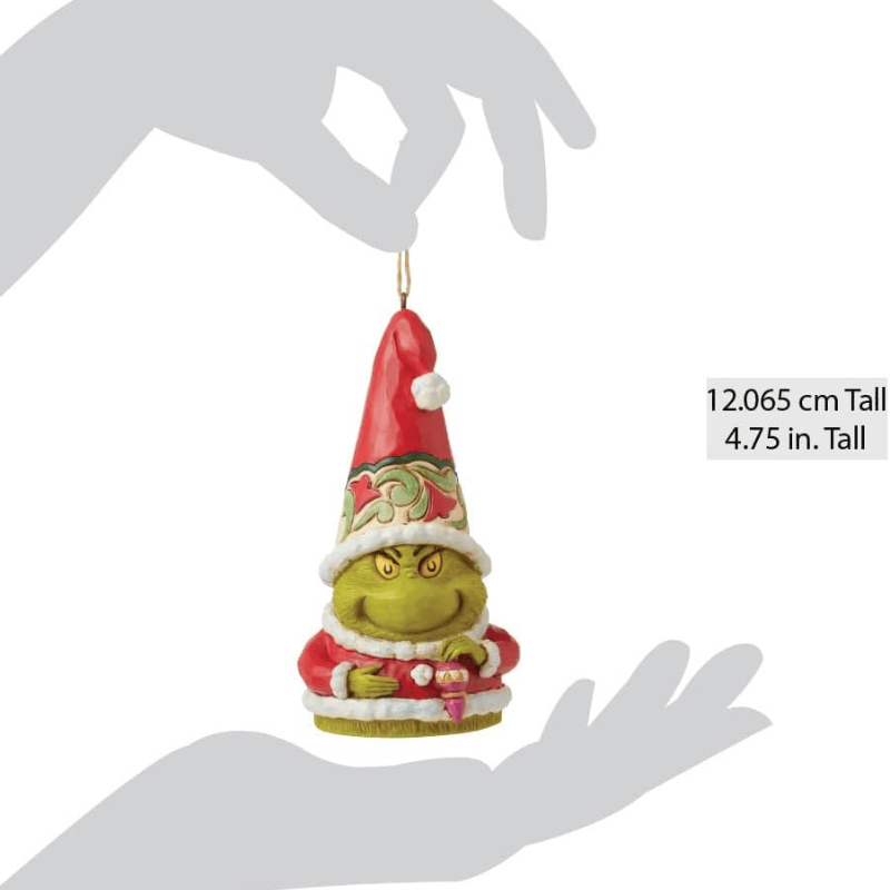 The Grinch Gnome Hanging Ornament By Jim Shore
