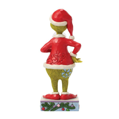 The Grinch Holding Dry Dome with Max Figurine By Jim Shore 6018958