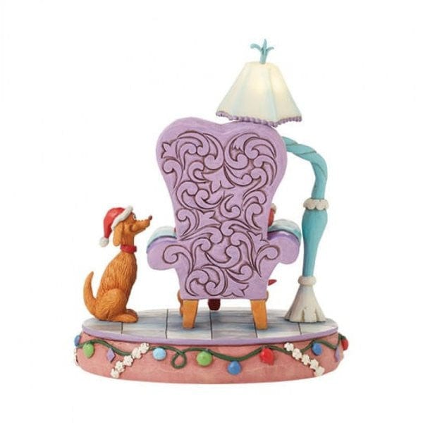 The Grinch In Light-Up Chair Figurine By Jim Shore 6015213