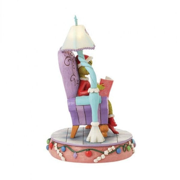 The Grinch In Light-Up Chair Figurine By Jim Shore 6015213