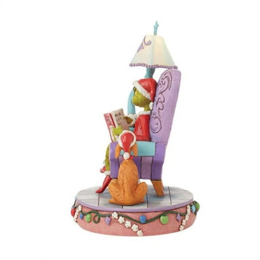 The Grinch In Light-Up Chair Figurine By Jim Shore 6015213