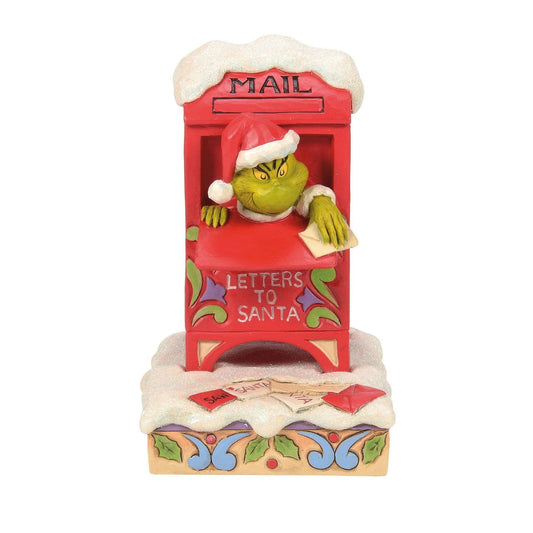 The Grinch In Mailbox Figurine By Jim Shore 6017057