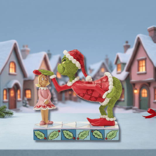 The Grinch Patting Cindy Lou On The Head Figurine By Jim Shore 6017061