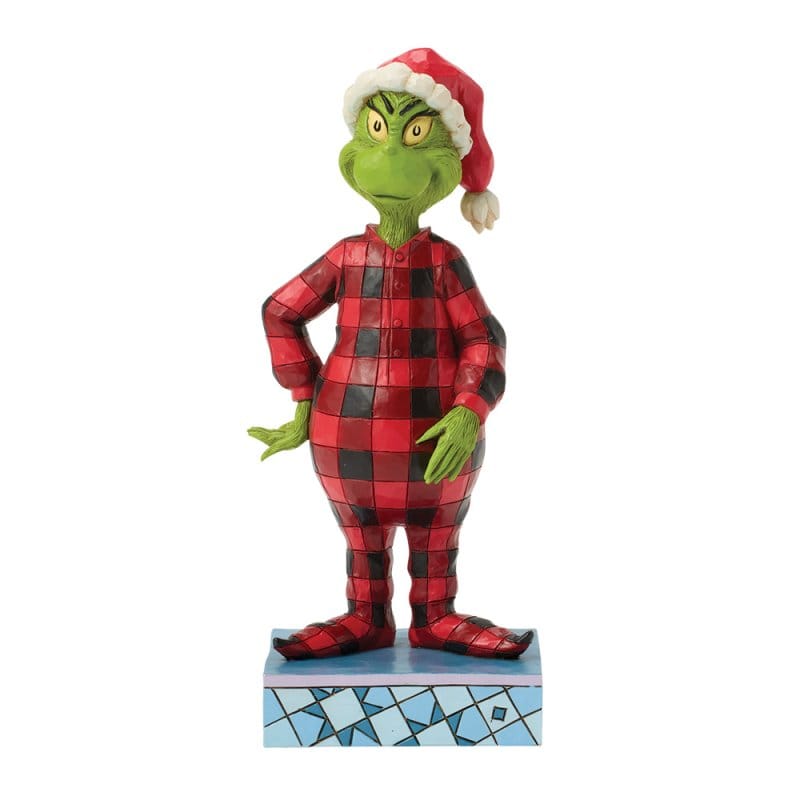 The Grinch Wearing Pyjamas Figurine By Jim Shore 6018953