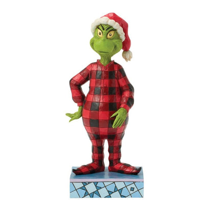 The Grinch Wearing Pyjamas Figurine By Jim Shore 6018953