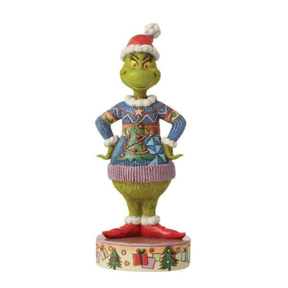 The Grinch Wearing Ugly Sweater Figurine By Jim Shore 6012700
