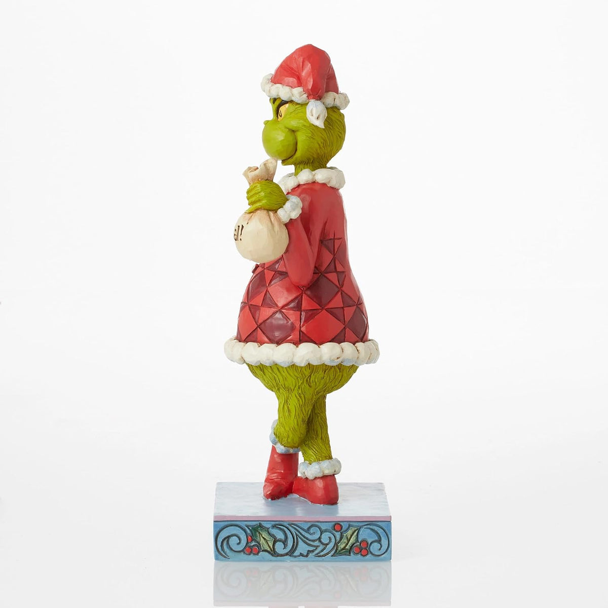 The Grinch with Bag of Coal Figurine By Jim Shore