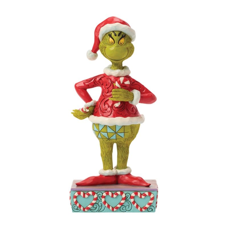 The Grinch with Broken Candy Cane Figurine By Jim Shore 6018951