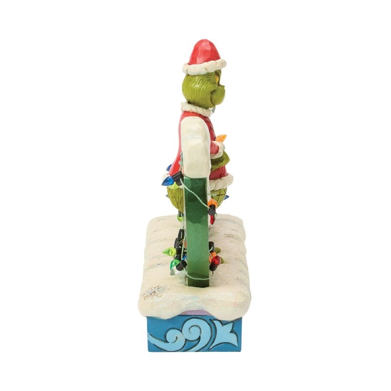 The Grinch with “Grinchy” Sign Figurine By Jim Shore 6018954
