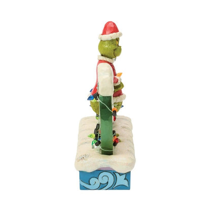The Grinch with “Grinchy” Sign Figurine By Jim Shore 6018954