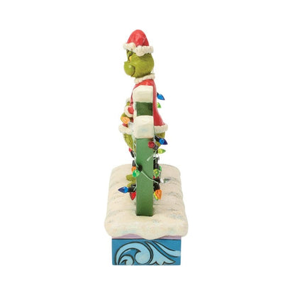 The Grinch with “Grinchy” Sign Figurine By Jim Shore 6018954