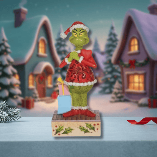 The Grinch with Large Blinking Heart Figurine By Jim Shore 6010782