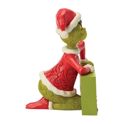 The Grinch With Rotating Sign Figurine By Jim Shore 6018960