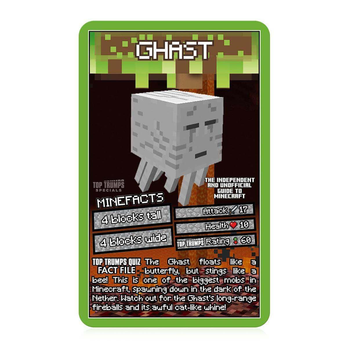 The Independent & Unofficial Guide to Minecraft Top Trumps Card Game
