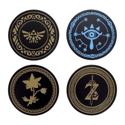 The Legend Of Zelda Breath Of The Wild Metal Coasters By Paladone