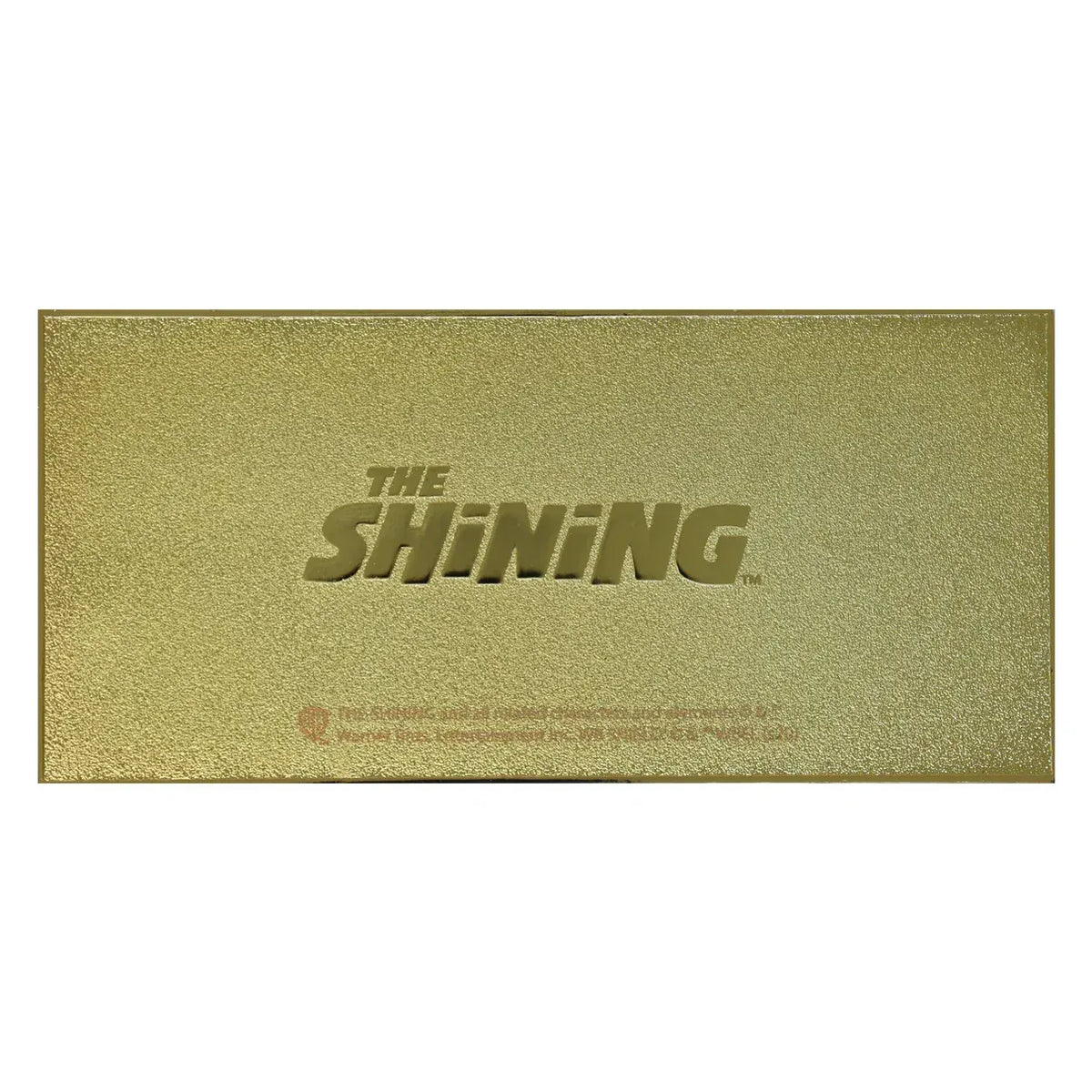 The Shining The Overlook Hotel Ball 24K Gold Plated Ticket