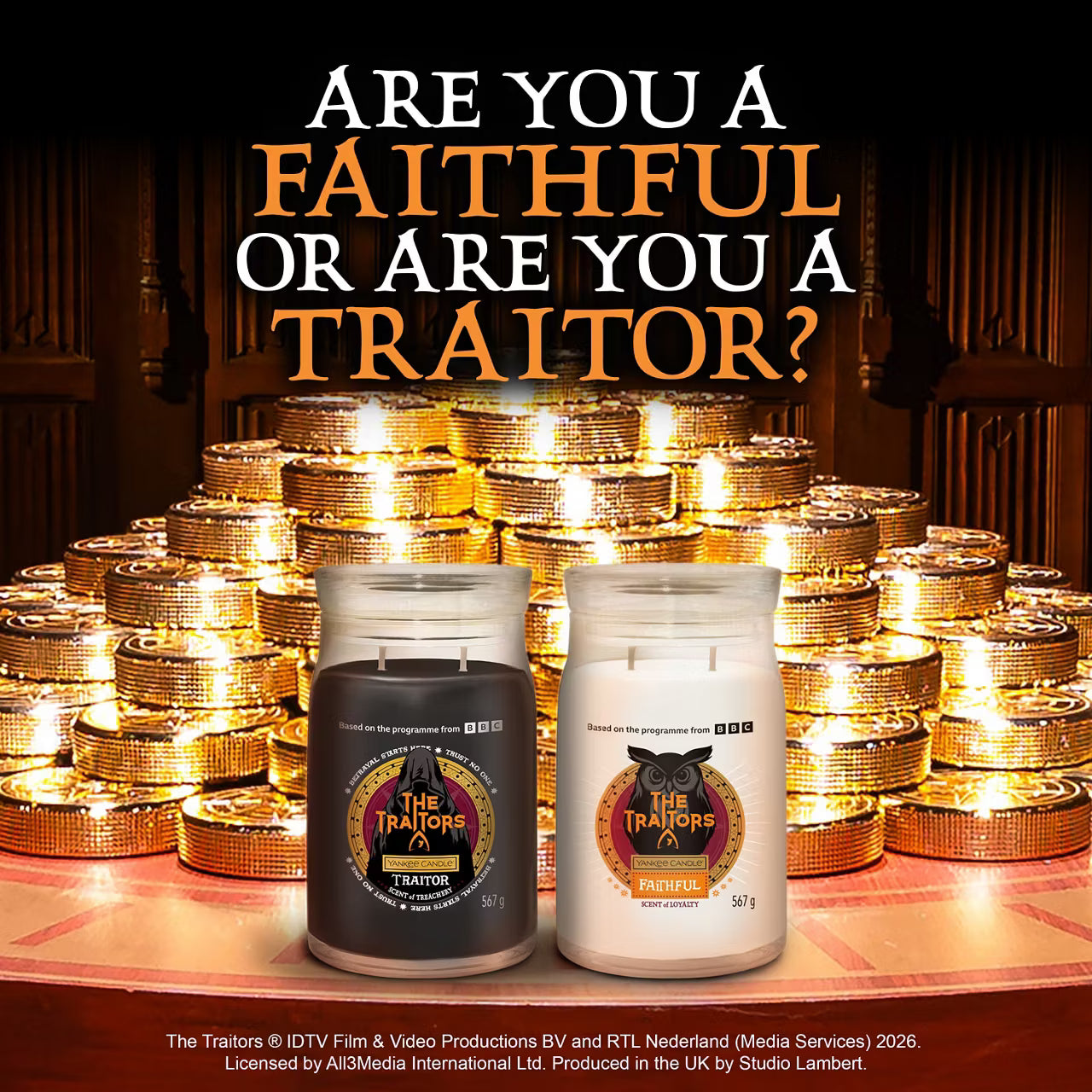The Traitors Faithful Signature Large Jar by Yankee Candle
