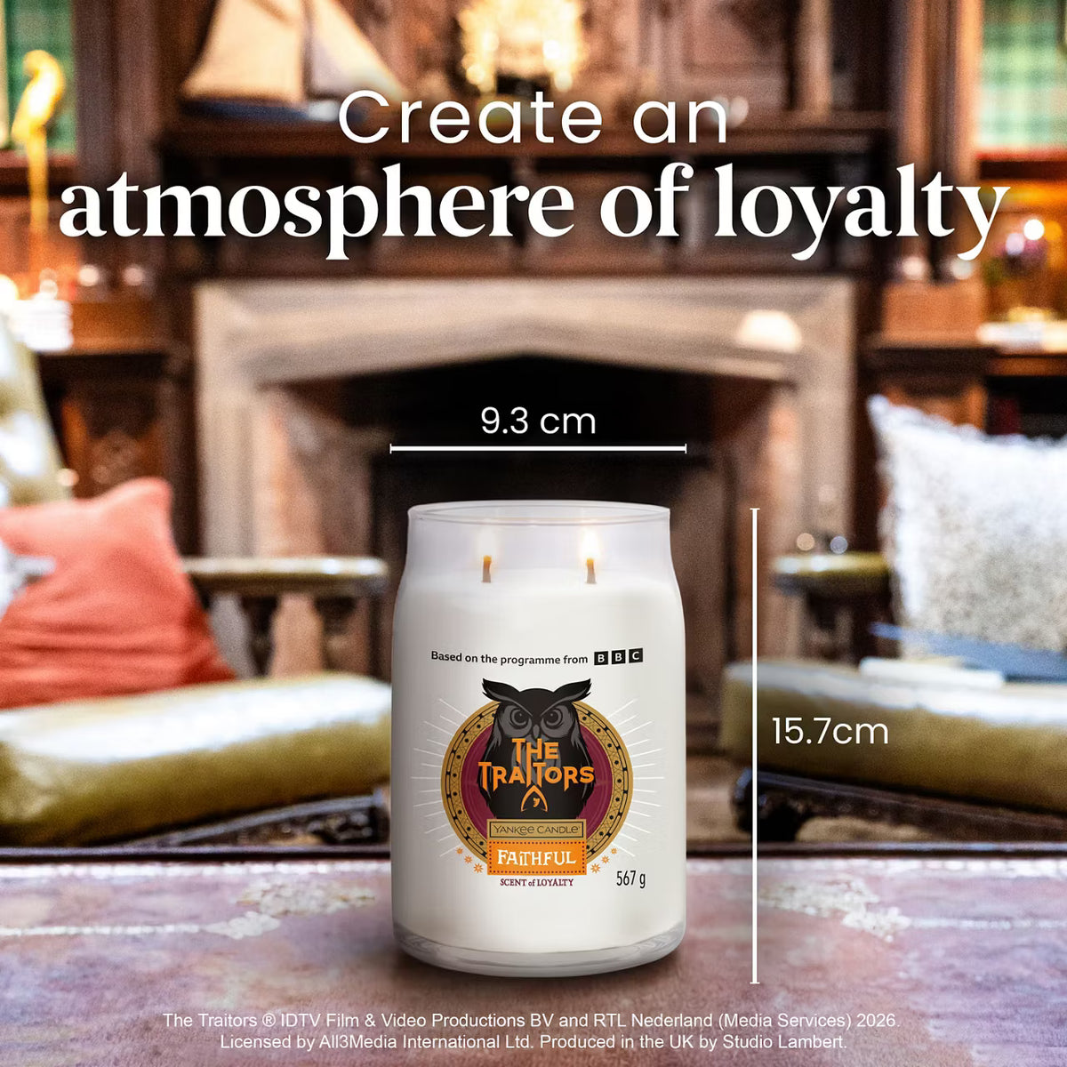 The Traitors Faithful Signature Large Jar by Yankee Candle