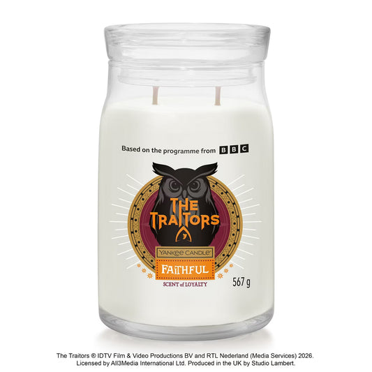 The Traitors Faithful Signature Large Jar by Yankee Candle