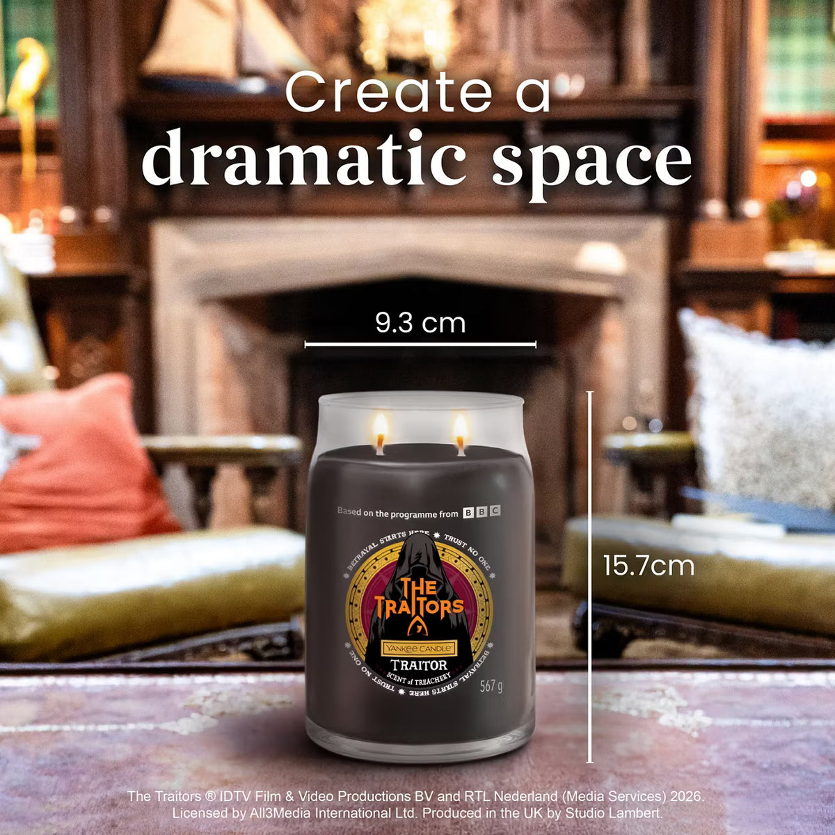 The Traitors Traitor Signature Large Jar by Yankee Candle