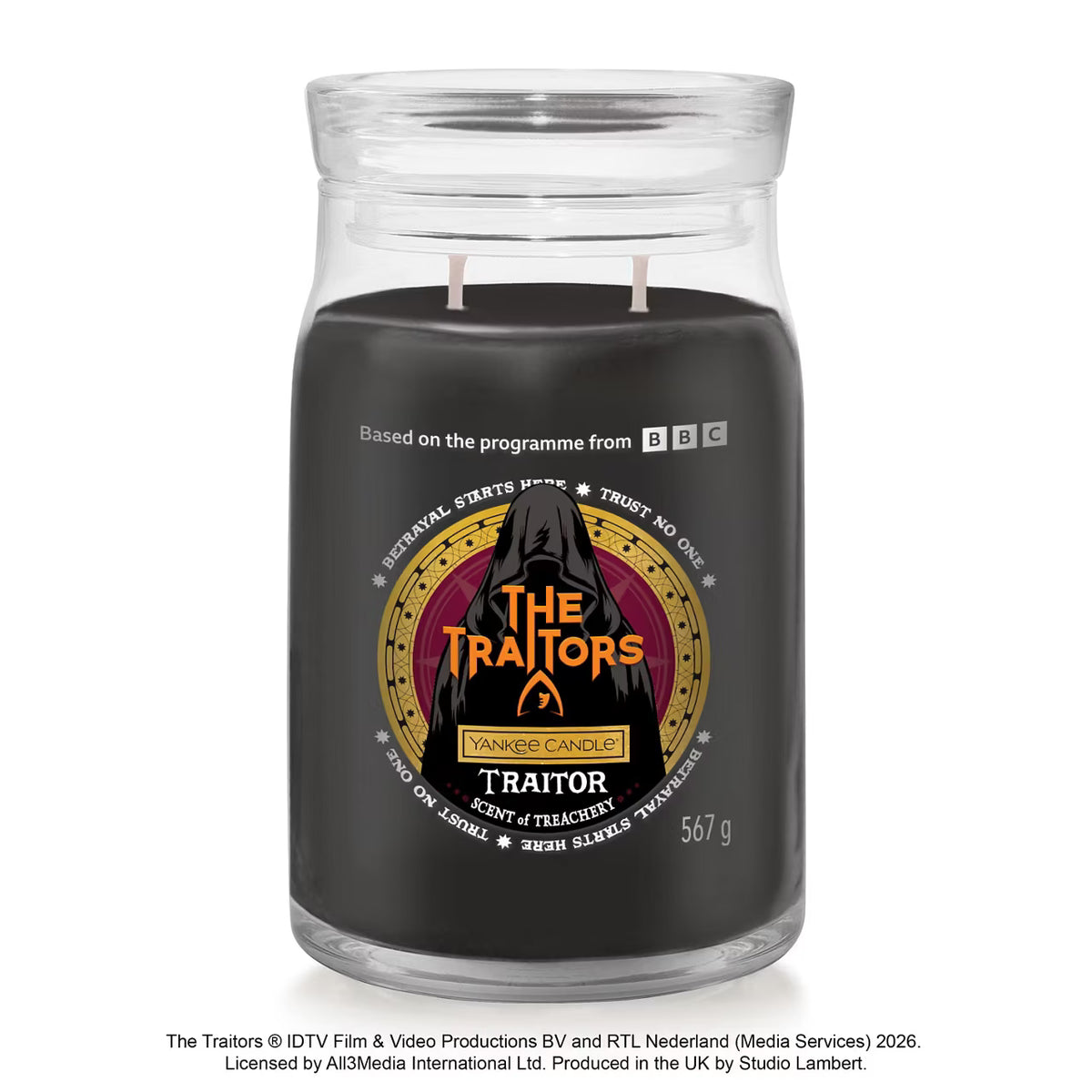 The Traitors Traitor Signature Large Jar by Yankee Candle